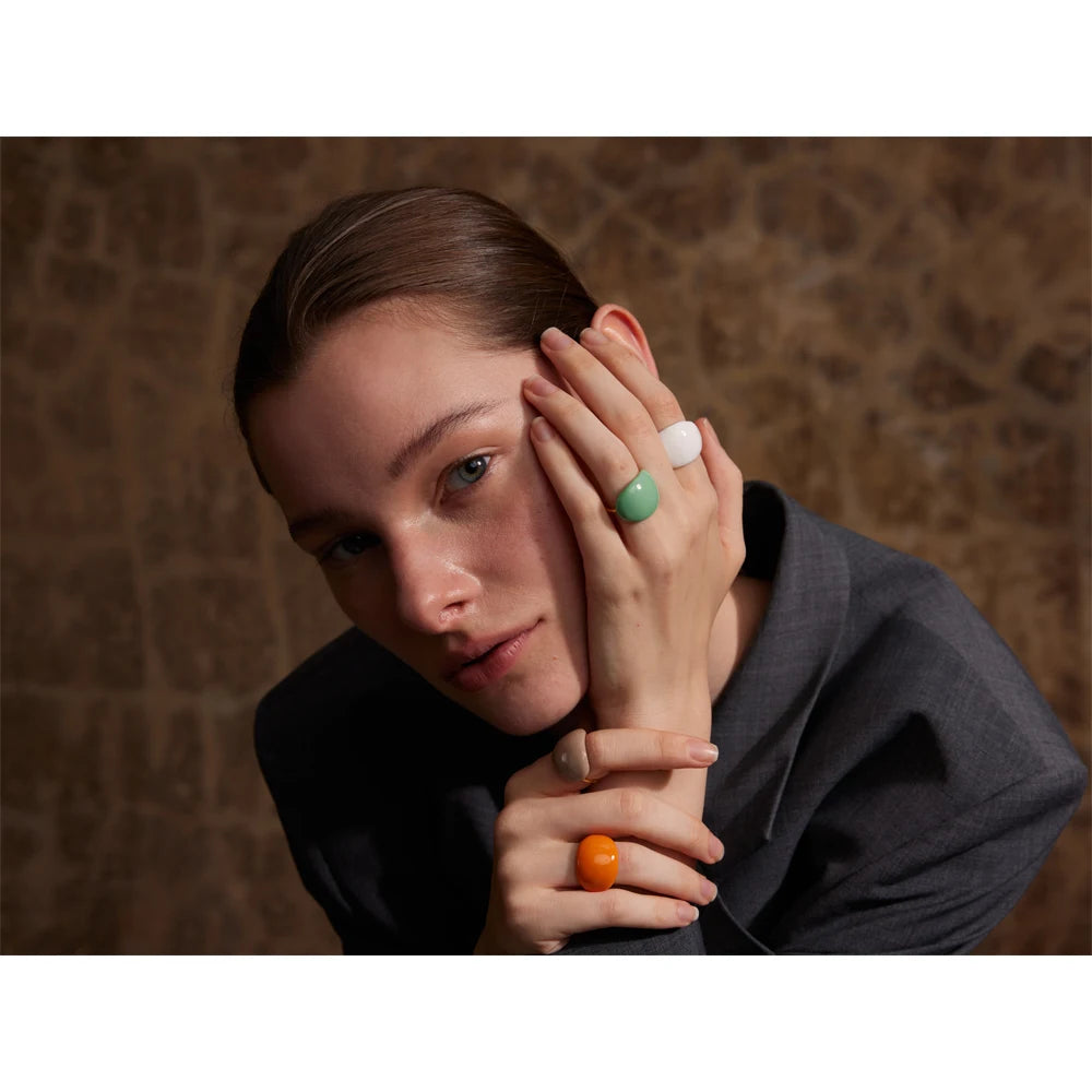 Fröhlicher Candy-Emaille-Ring