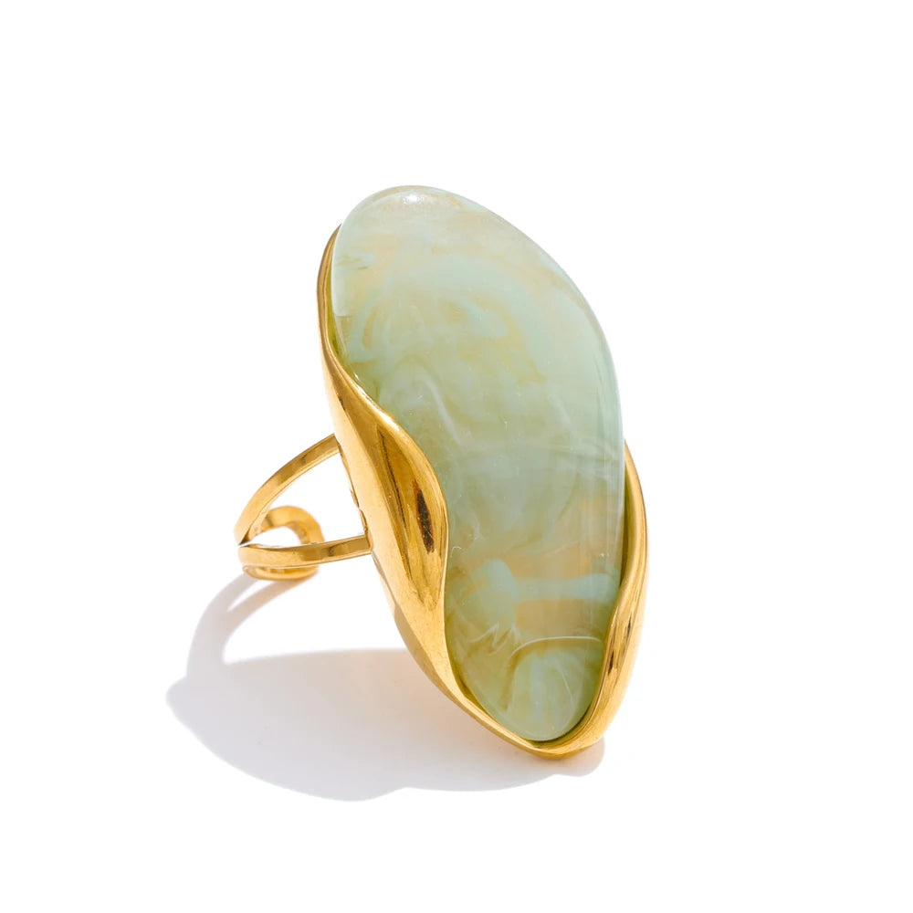 Geometric Candy Ring Collection