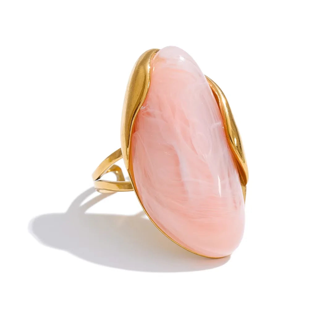 Geometrische Candy-Ring-Kollektion