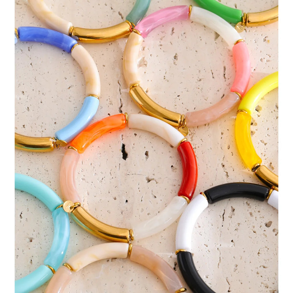 Tubular Candy Bangle