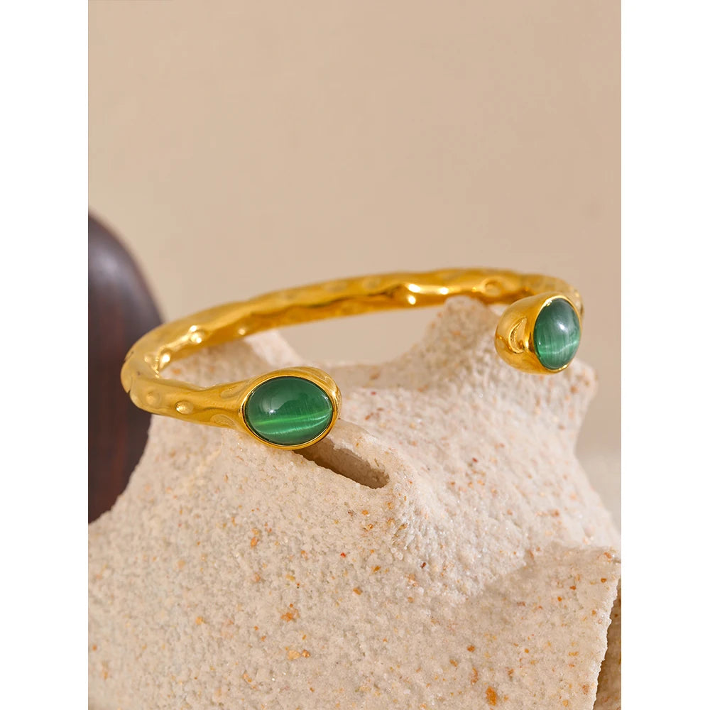 Natural Stone Cuff
