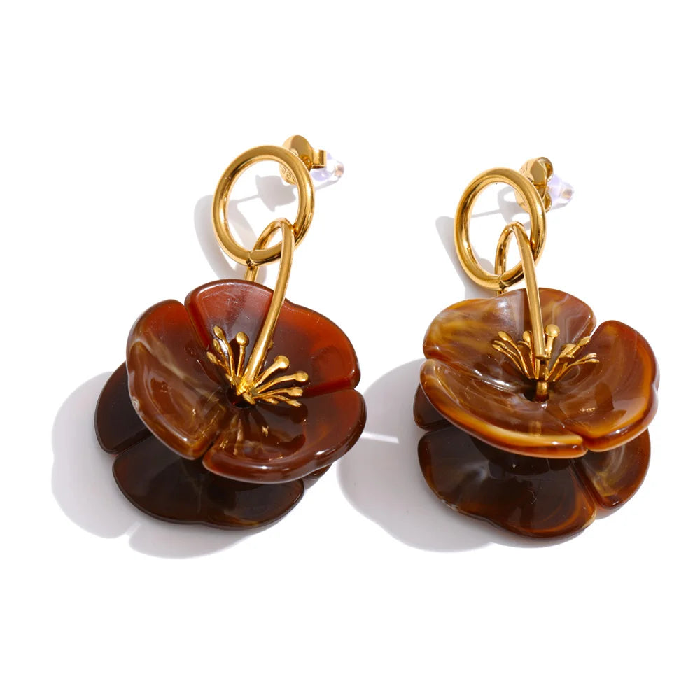 Frühlingsblumen-Ohrhänger