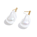 Baroque Pearl & Crystal Drop Earrings