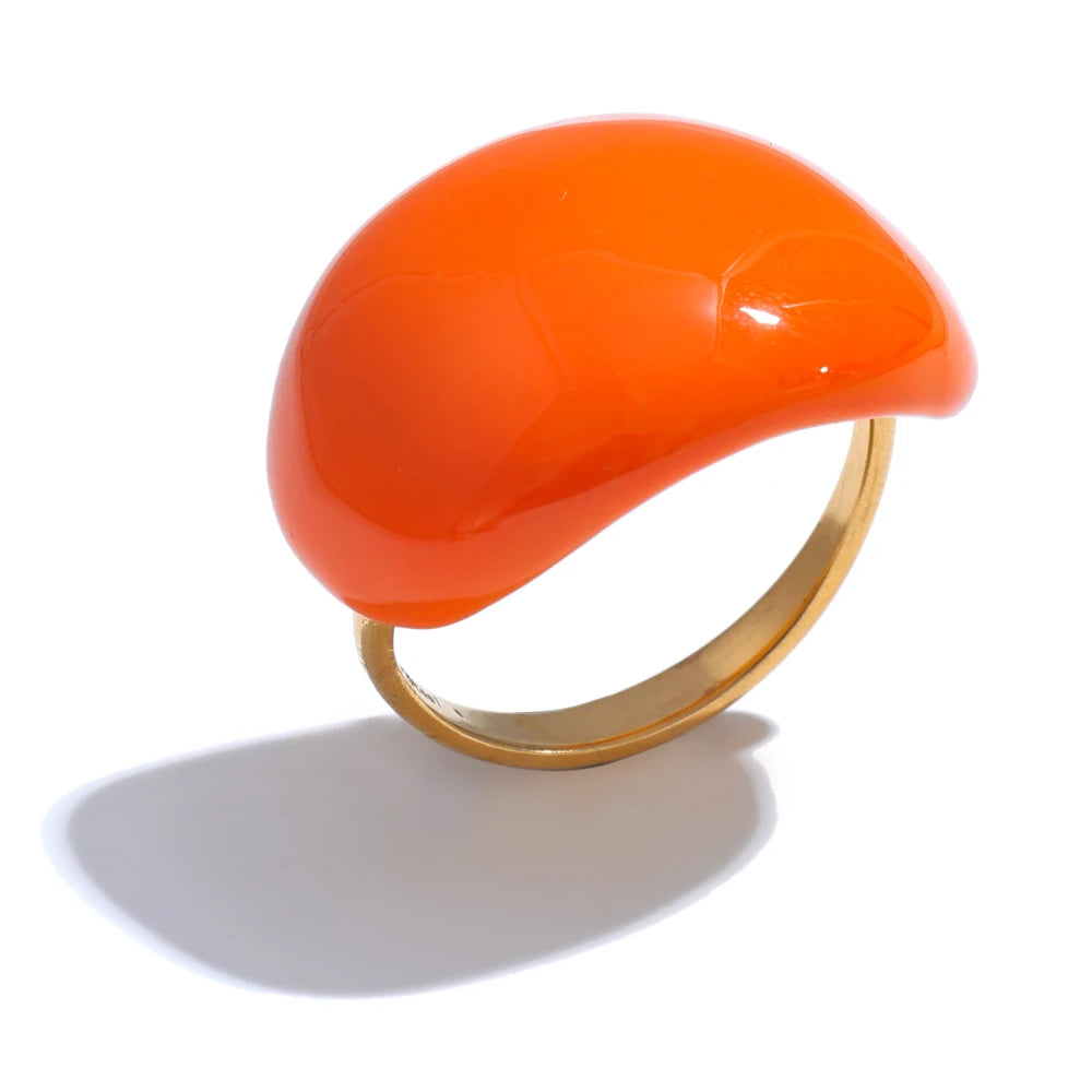 Fröhlicher Candy-Emaille-Ring