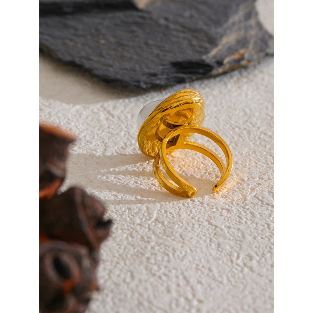 Bague Perle Baroque – Chévaliere Vintage