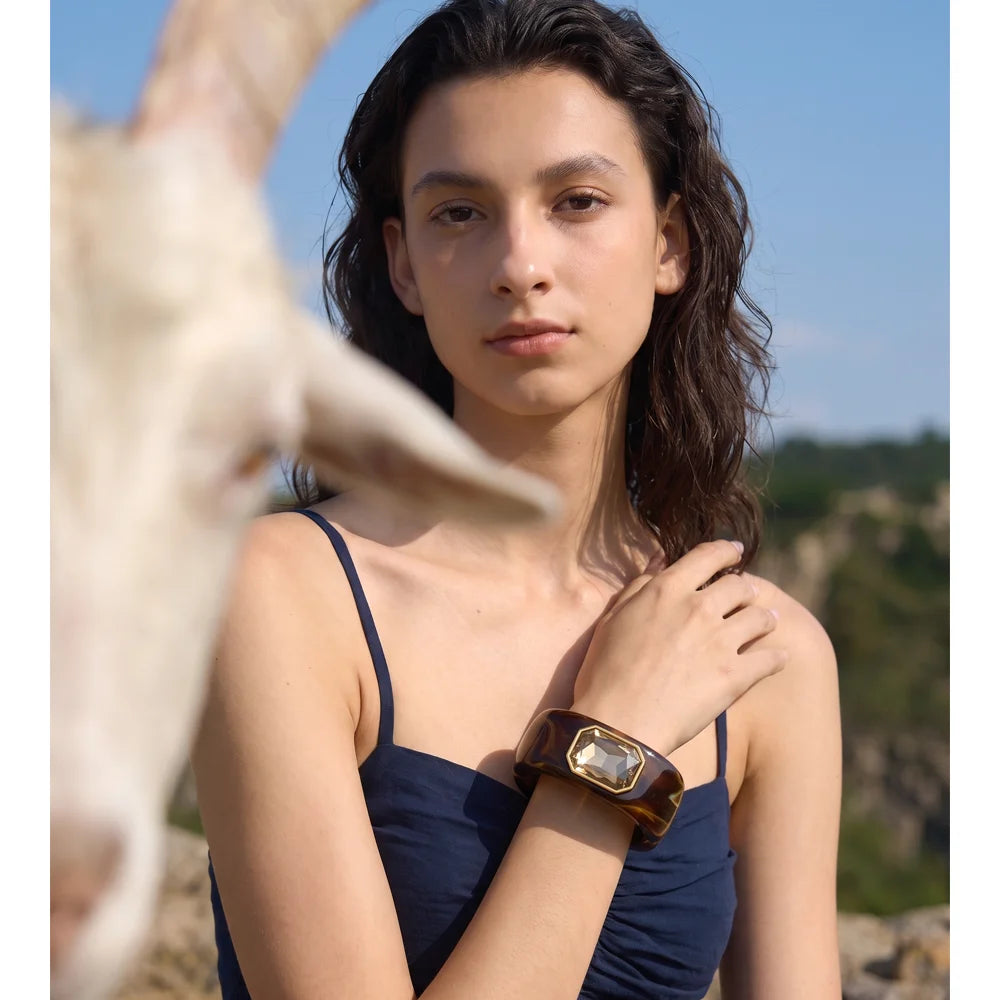 Bangle Statement Carré Cristal