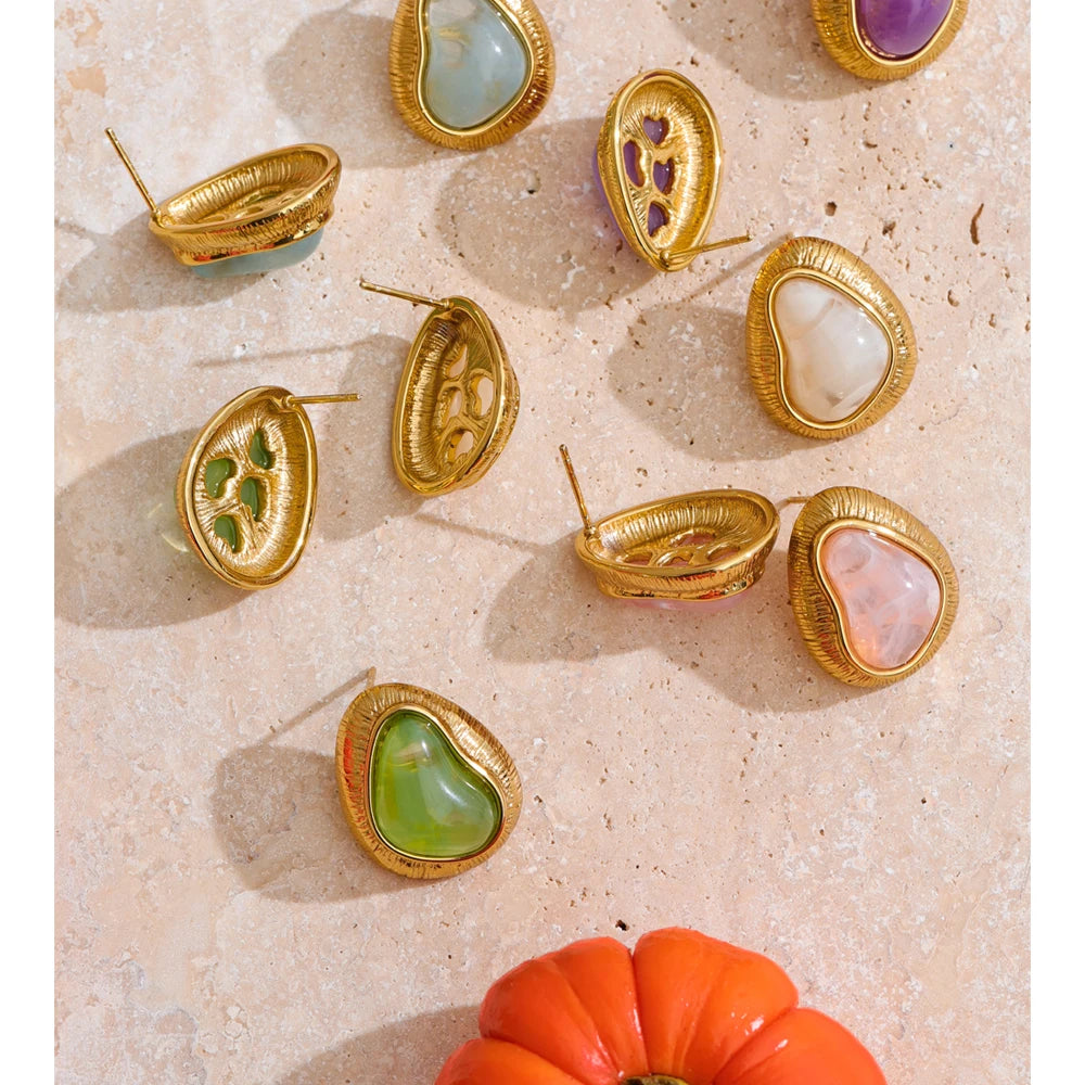 Candy Heart Studs