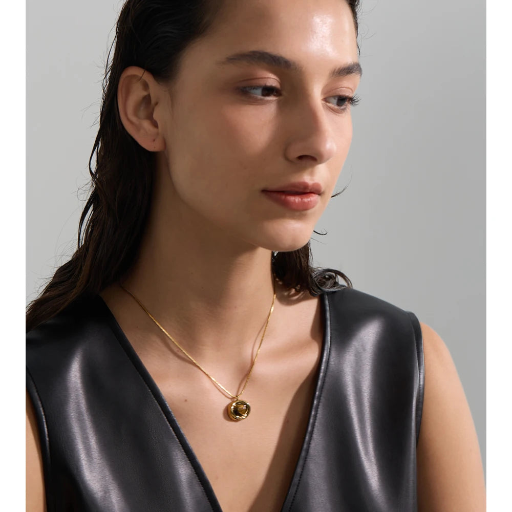 Tiger Stone Pendant Necklace