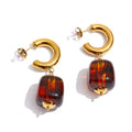 Square Candy Drop Earrings