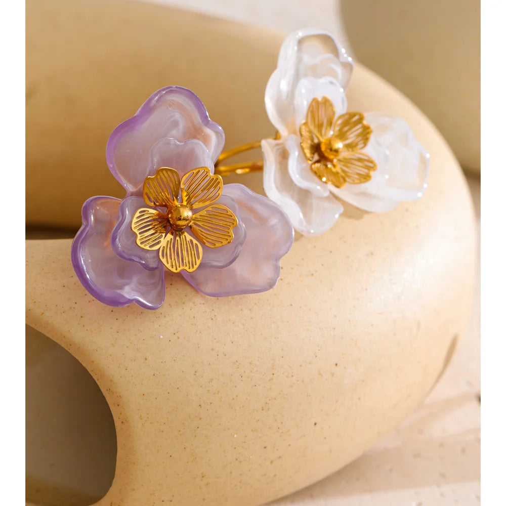 Bloom Ring – Candy Resin Flower