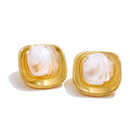 Resin Square Studs