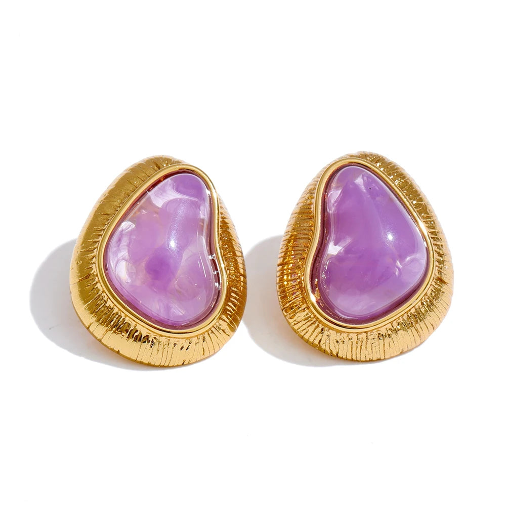 Candy Heart Studs