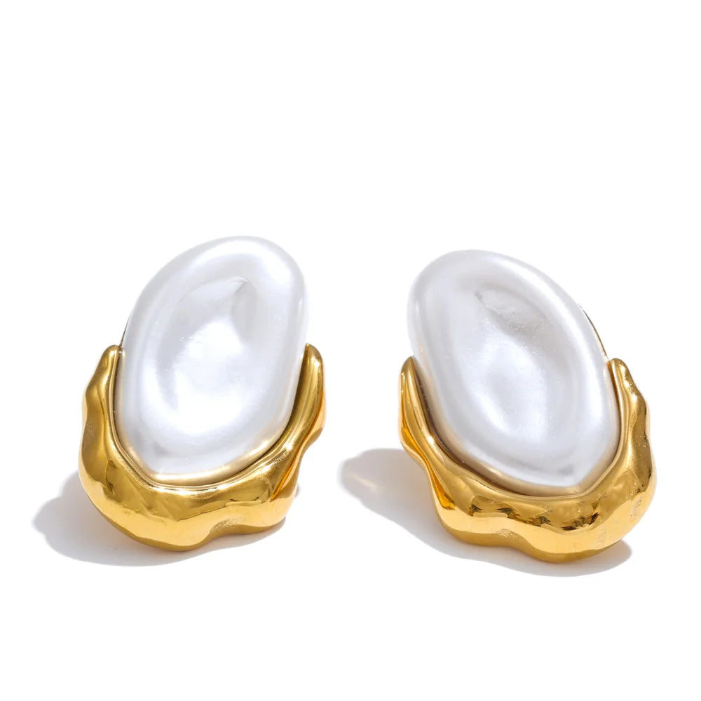 Barockperlen Offener Ring & Ohrstecker