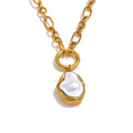 Collier Pendentif Perle Baroque