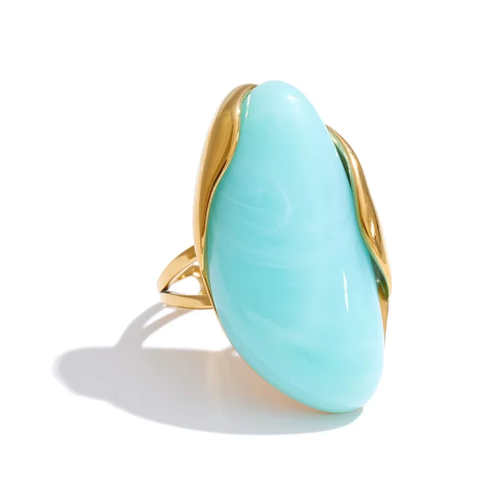 Geometric Candy Ring Collection