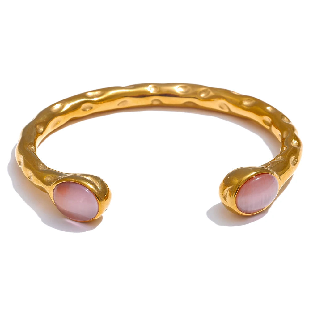 Natural Stone Cuff