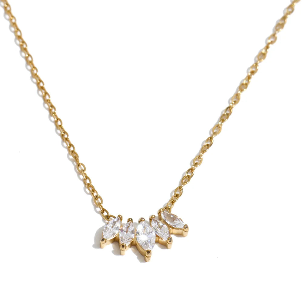 Collier Pendentif Zircone