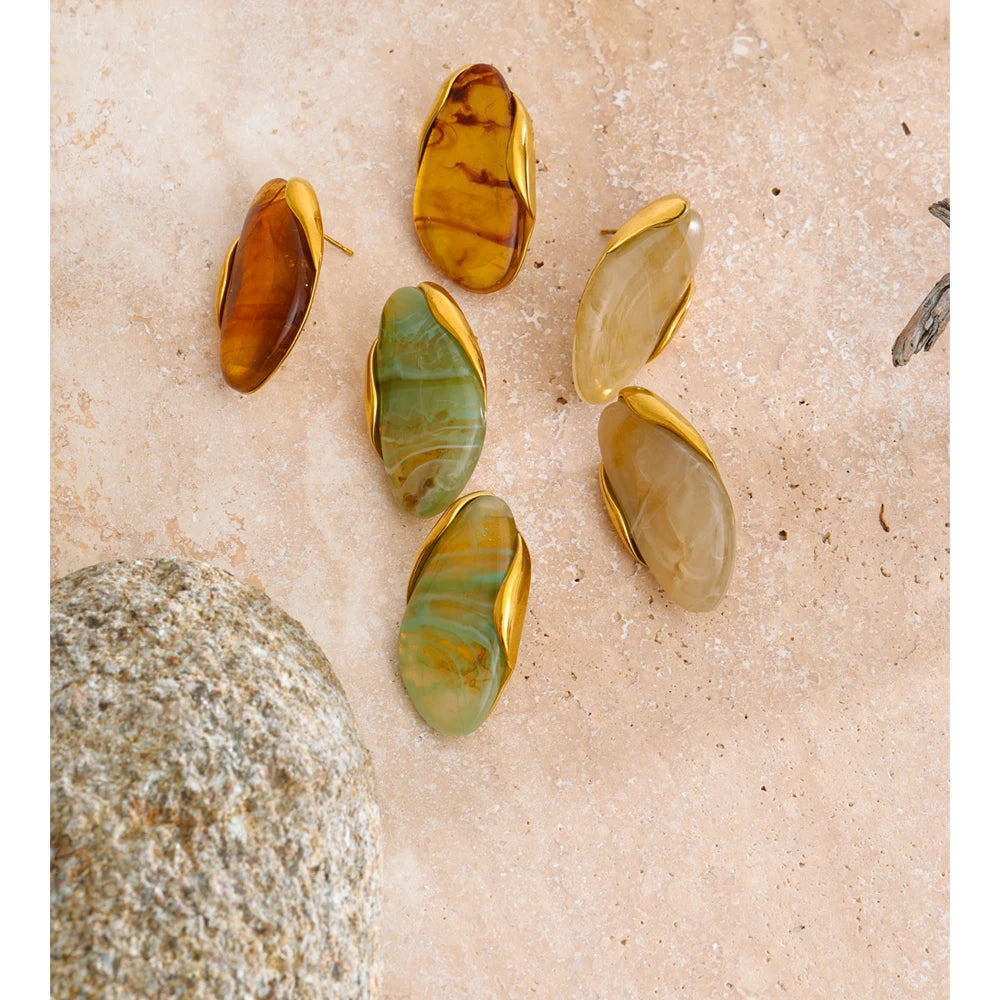 Geometric Resin Studs