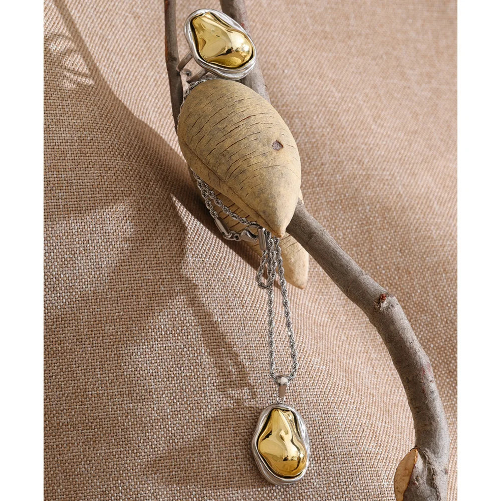 Barockperlen Vintage-Set – Ring, Armband, Halskette & Ohrringe