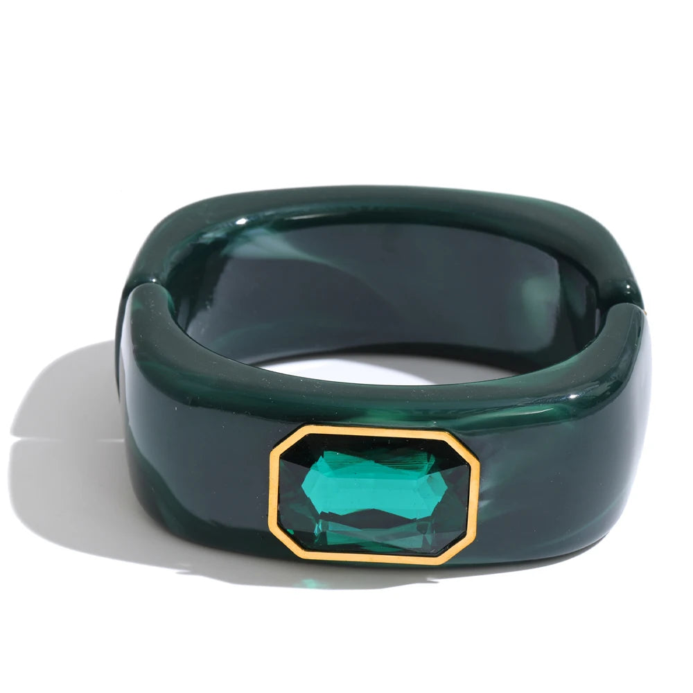 Bangle Statement Carré Cristal
