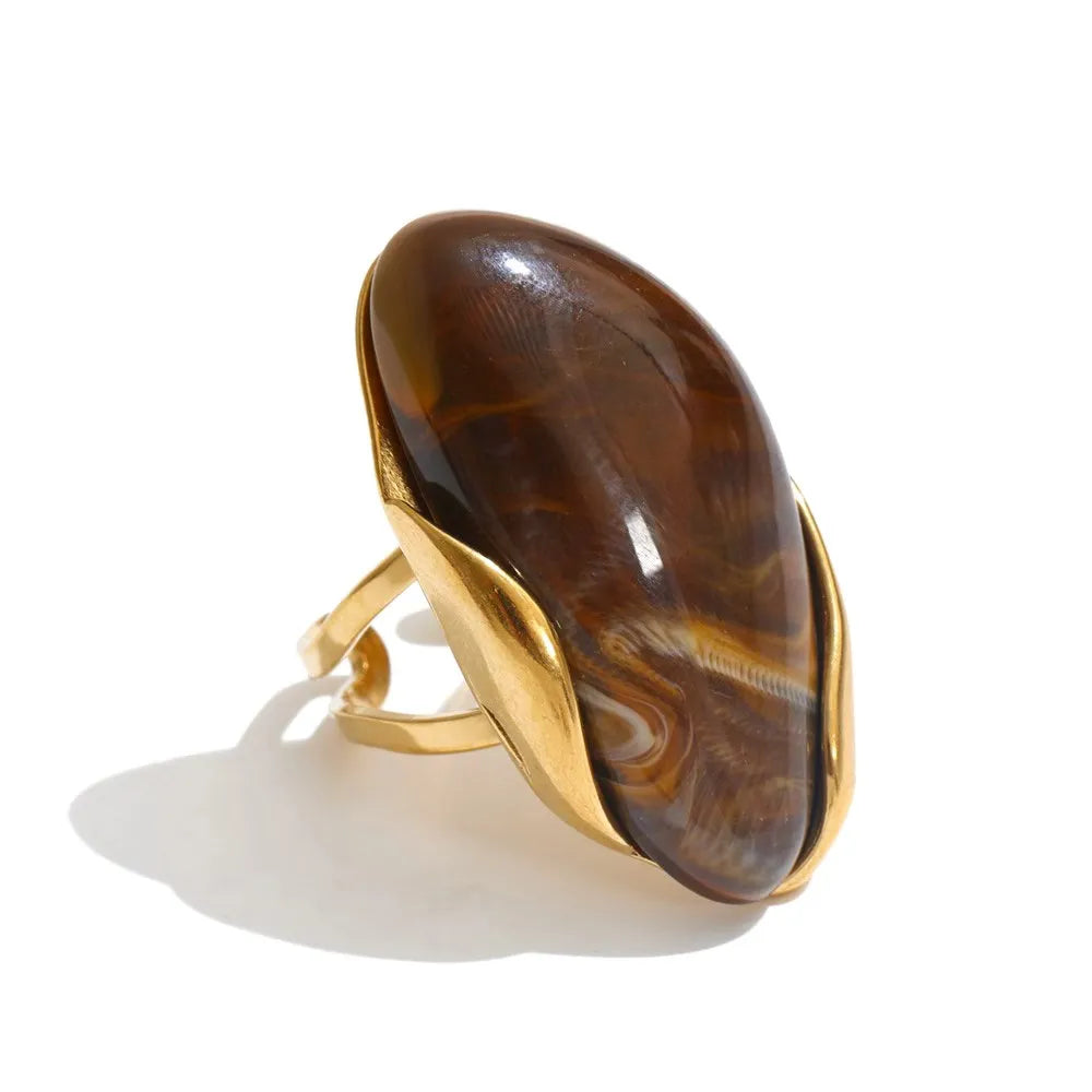 Geometrische Candy-Ring-Kollektion