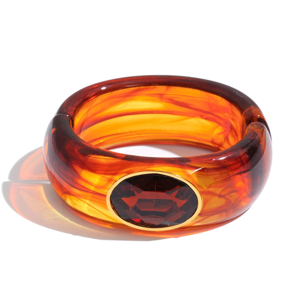 Bangle Statement Épais Cristal