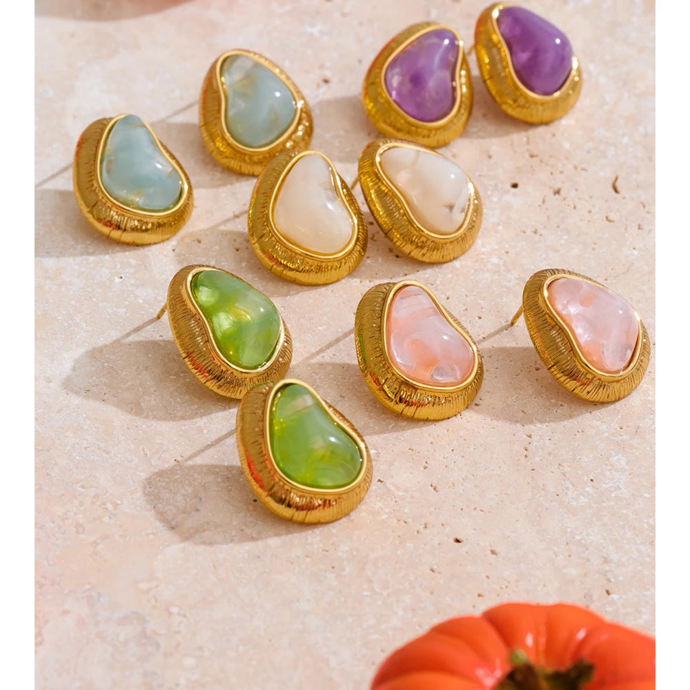 Candy Heart Studs
