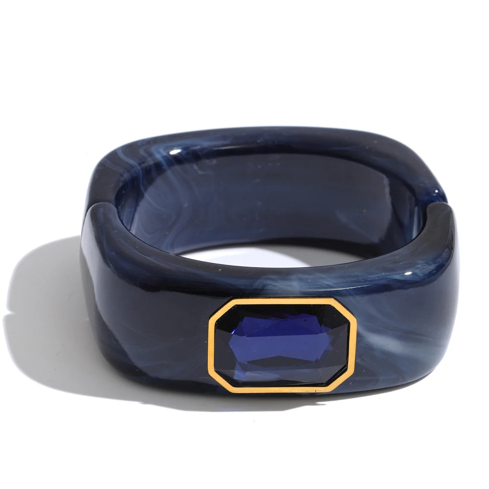 Bangle Statement Carré Cristal