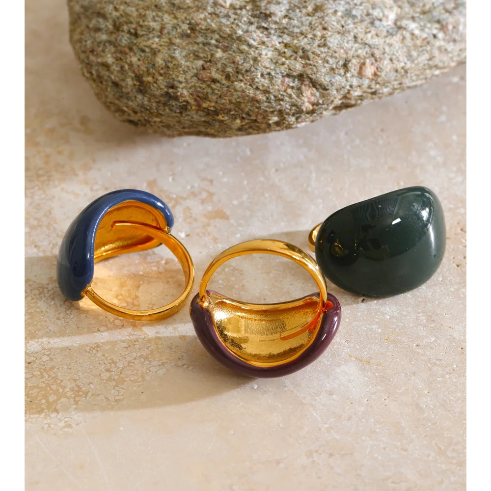 Fröhlicher Candy-Emaille-Ring