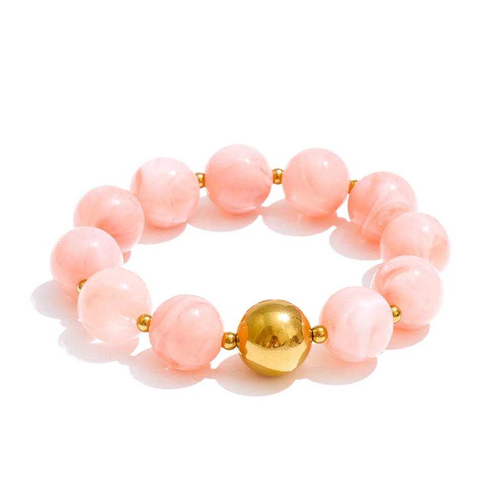 Candy Resin Bead Necklace & Bracelet