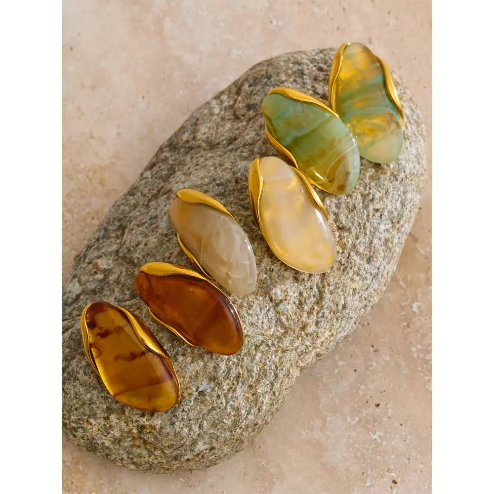 Geometric Resin Studs