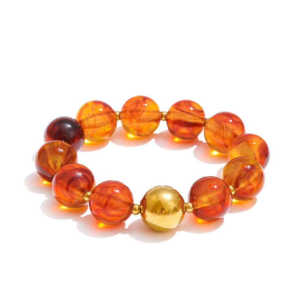 Candy Resin Bead Necklace & Bracelet