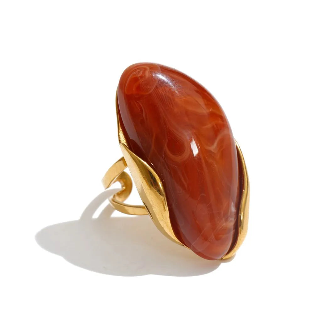 Geometric Candy Ring Collection
