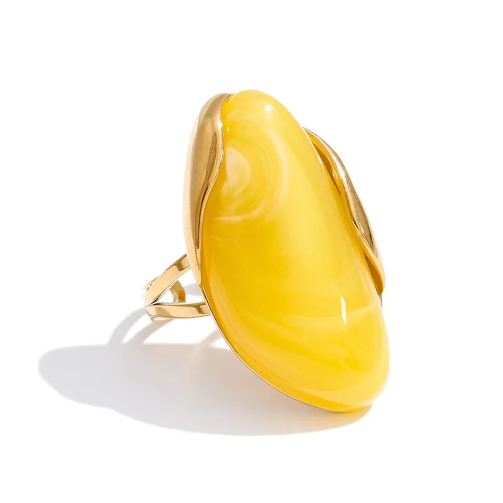 Geometrische Candy-Ring-Kollektion