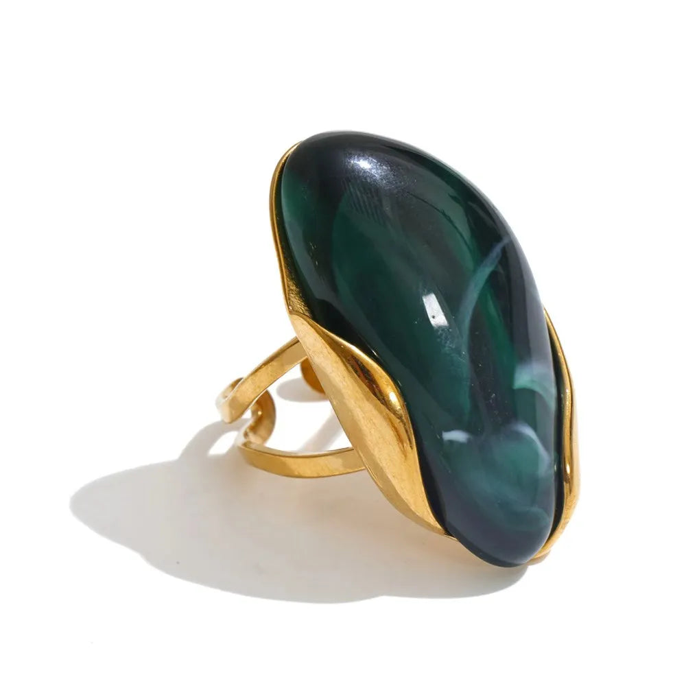 Geometrische Candy-Ring-Kollektion