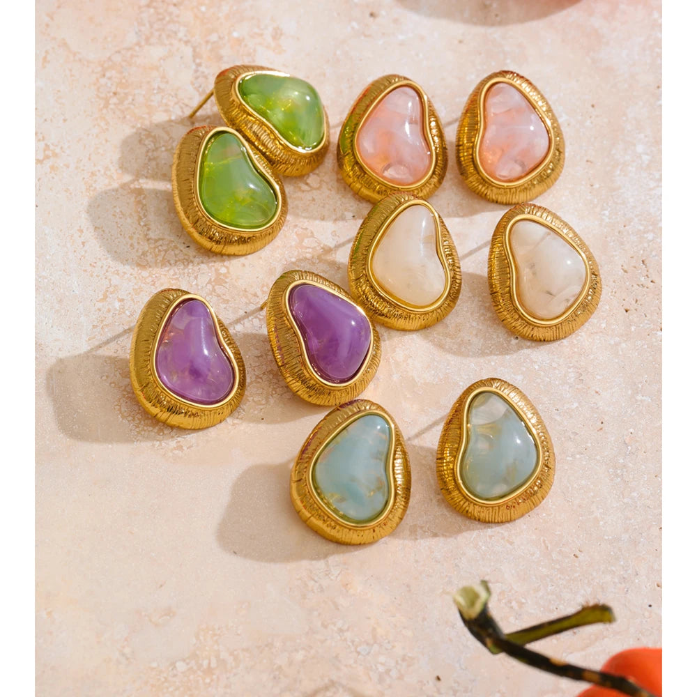 Candy Heart Studs