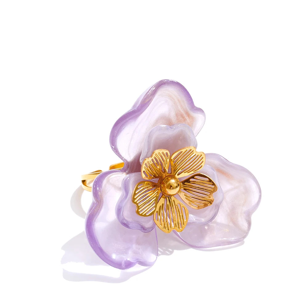 Bloom-Ring – Candy-Harz-Blume