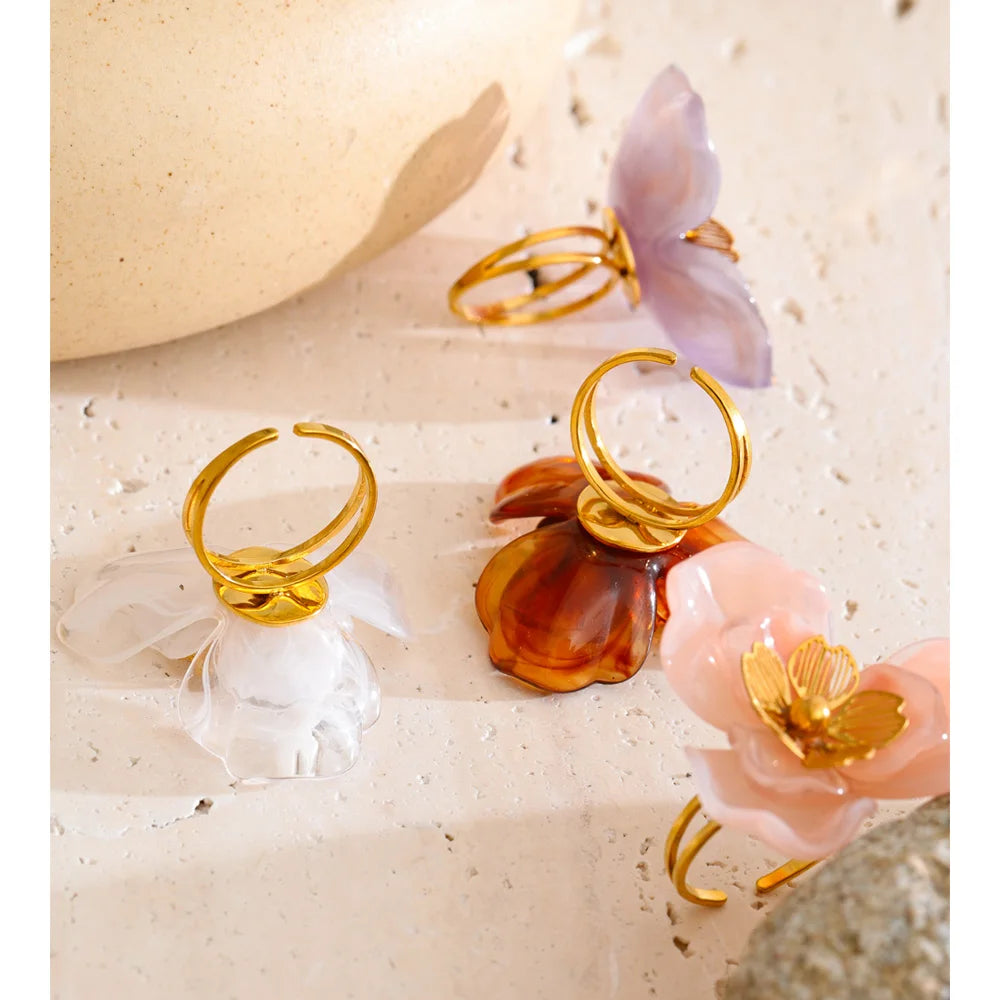 Bloom-Ring – Candy-Harz-Blume