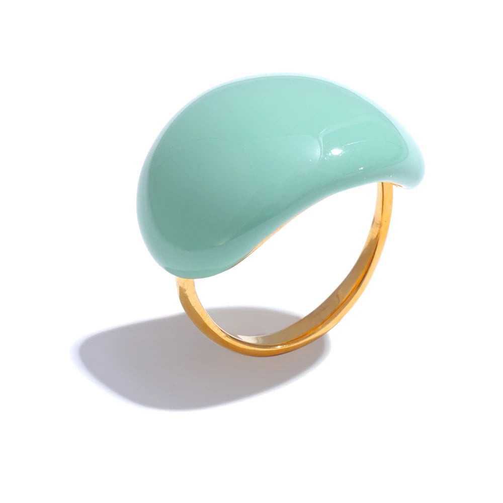 Fröhlicher Candy-Emaille-Ring