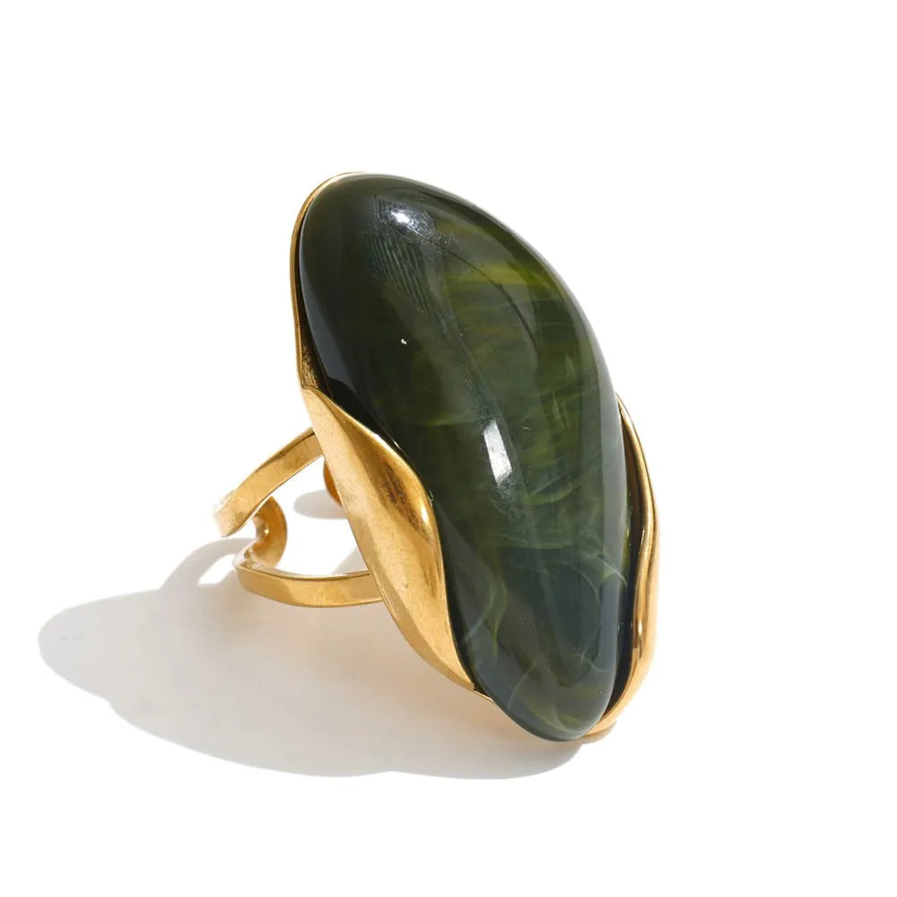 Geometric Candy Ring Collection