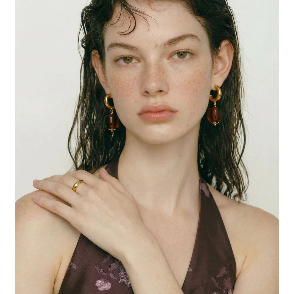 Square Candy Drop Earrings