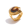 Tiger Eye Ring – Natural Stone